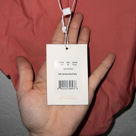 NWT Andie Punch Pink The Corsica One Piece Swimsuit Size XS‎ - Picture 6 of 7